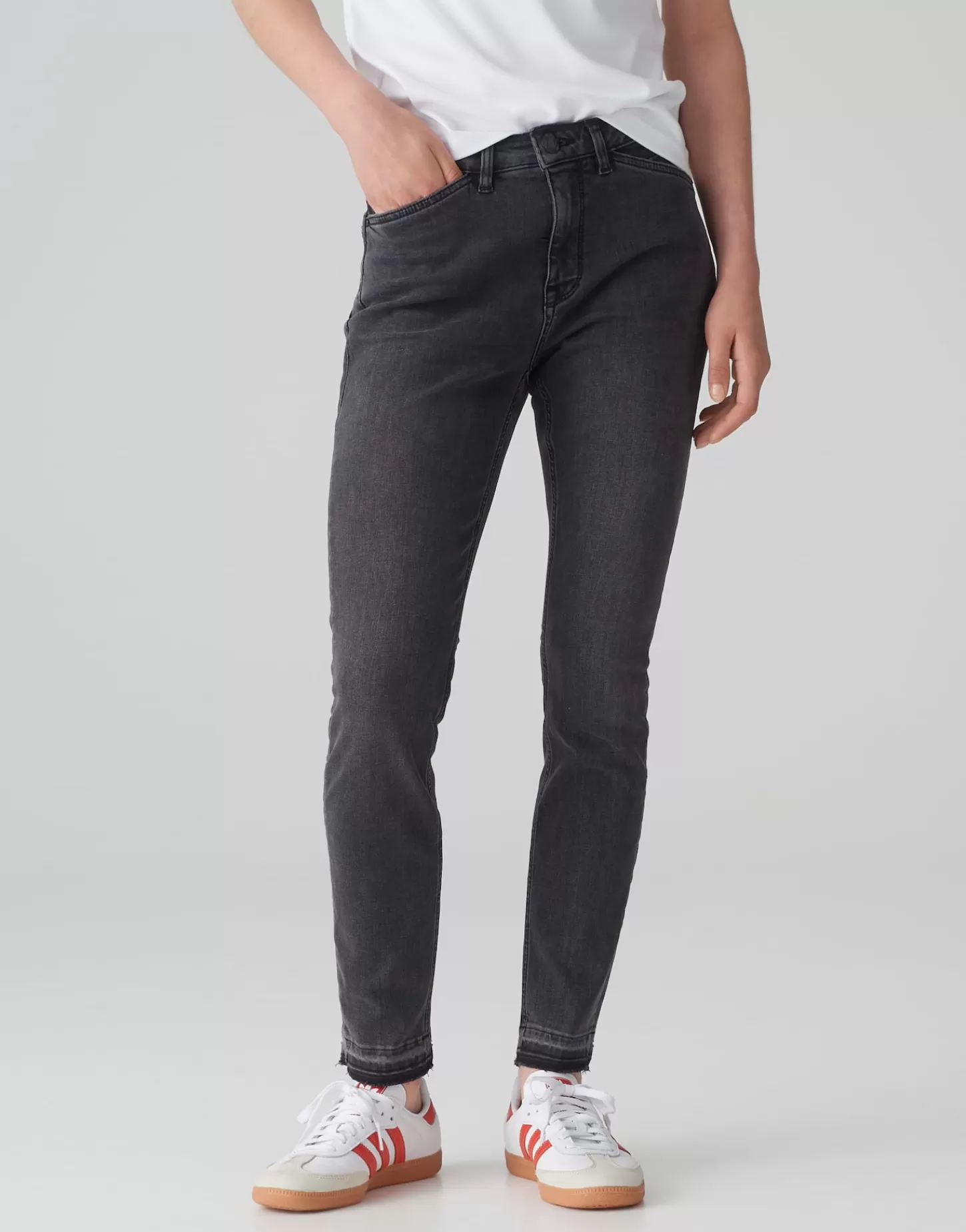 DAMES OPUS Skinny Jeans Elma Classy Grijs Online Bestellen
