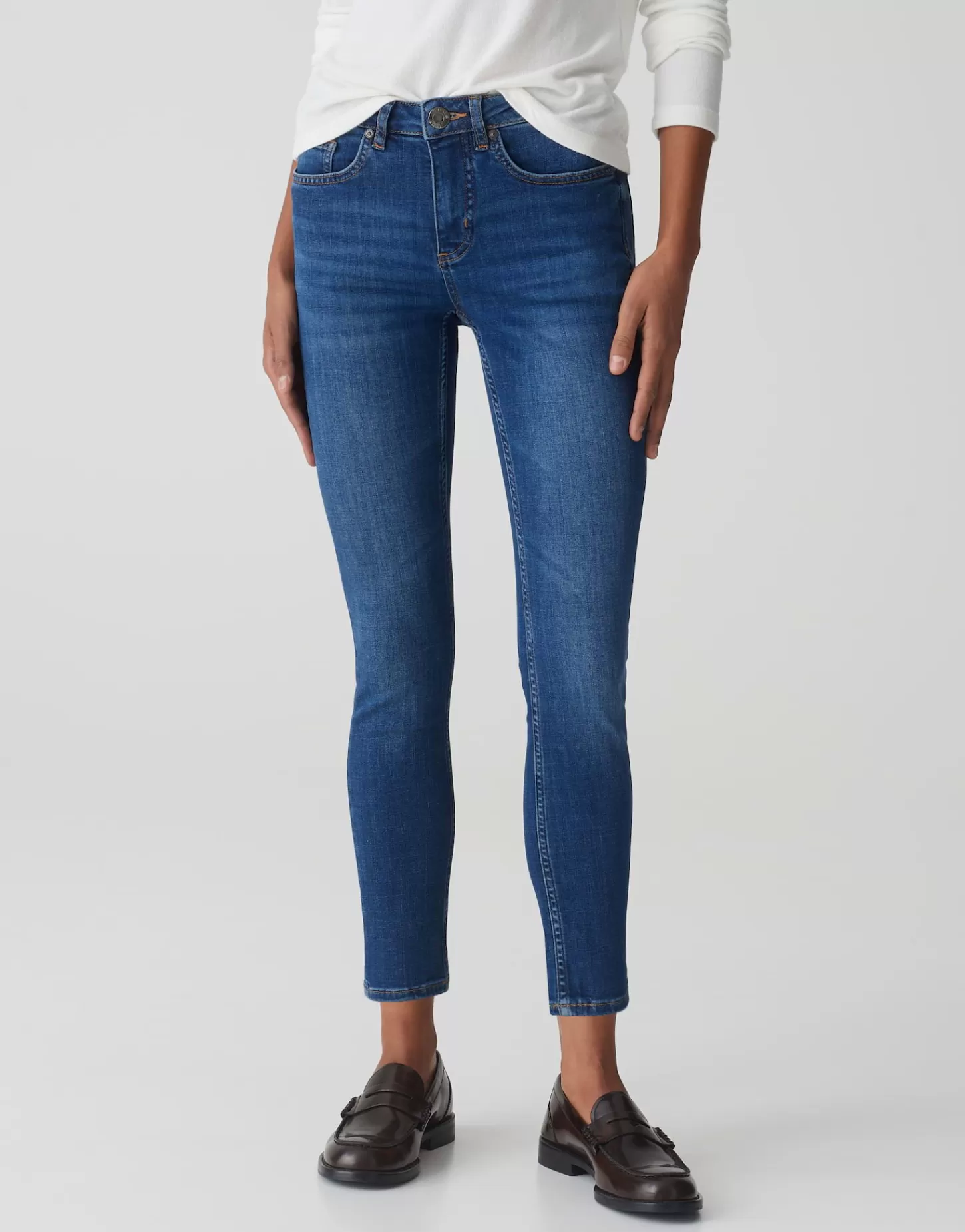 DAMES OPUS Skinny Jeans Elma Blauw Online Bestellen