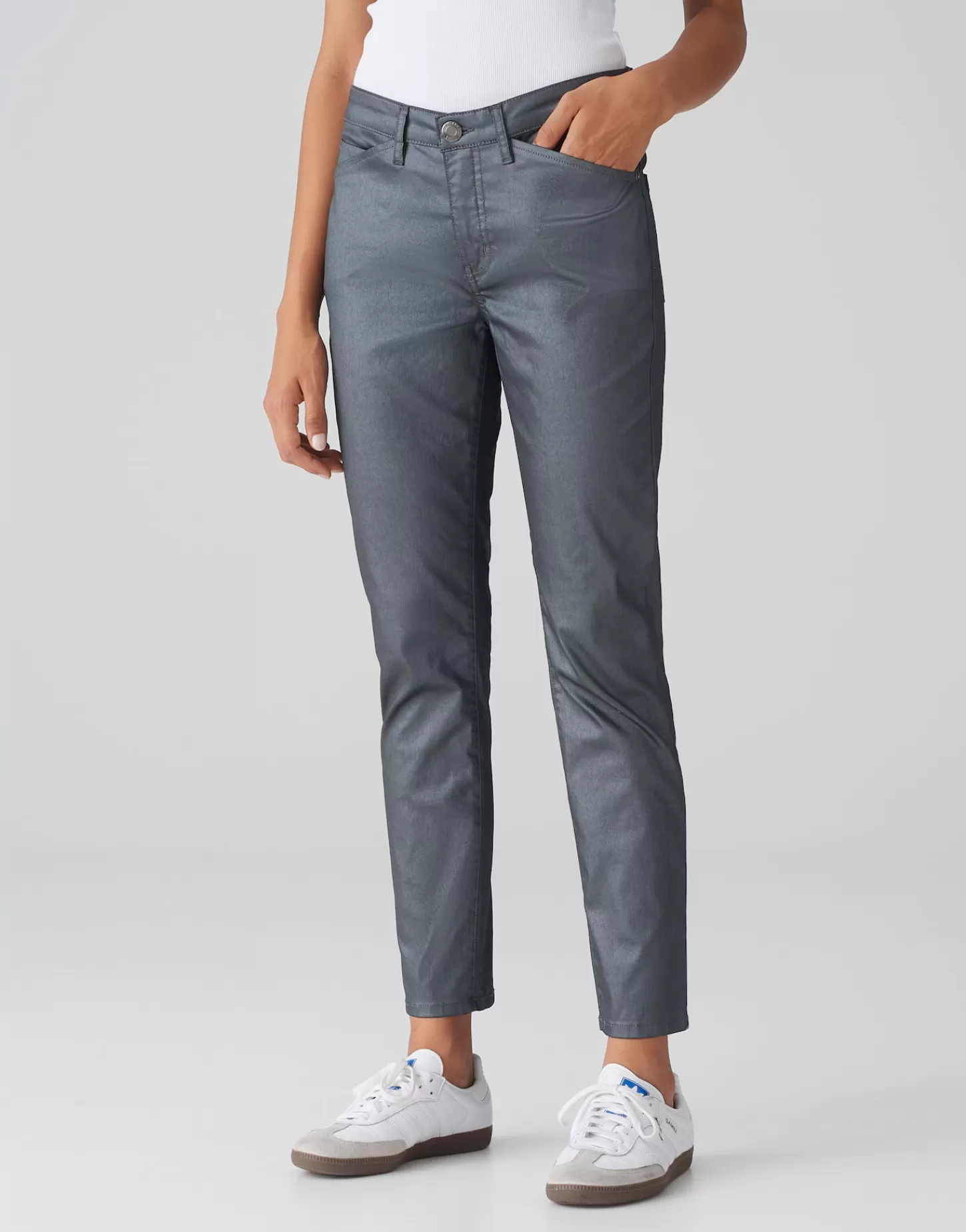 DAMES OPUS Skinny Jeans Emily Classy Grijs Online Bestellen