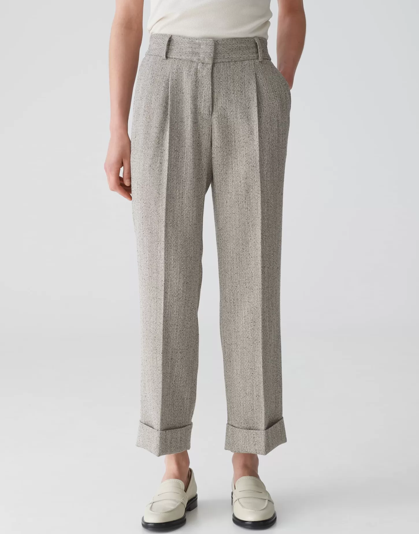 DAMES OPUS Slacks Mitina Remix Bruin Online Bestellen