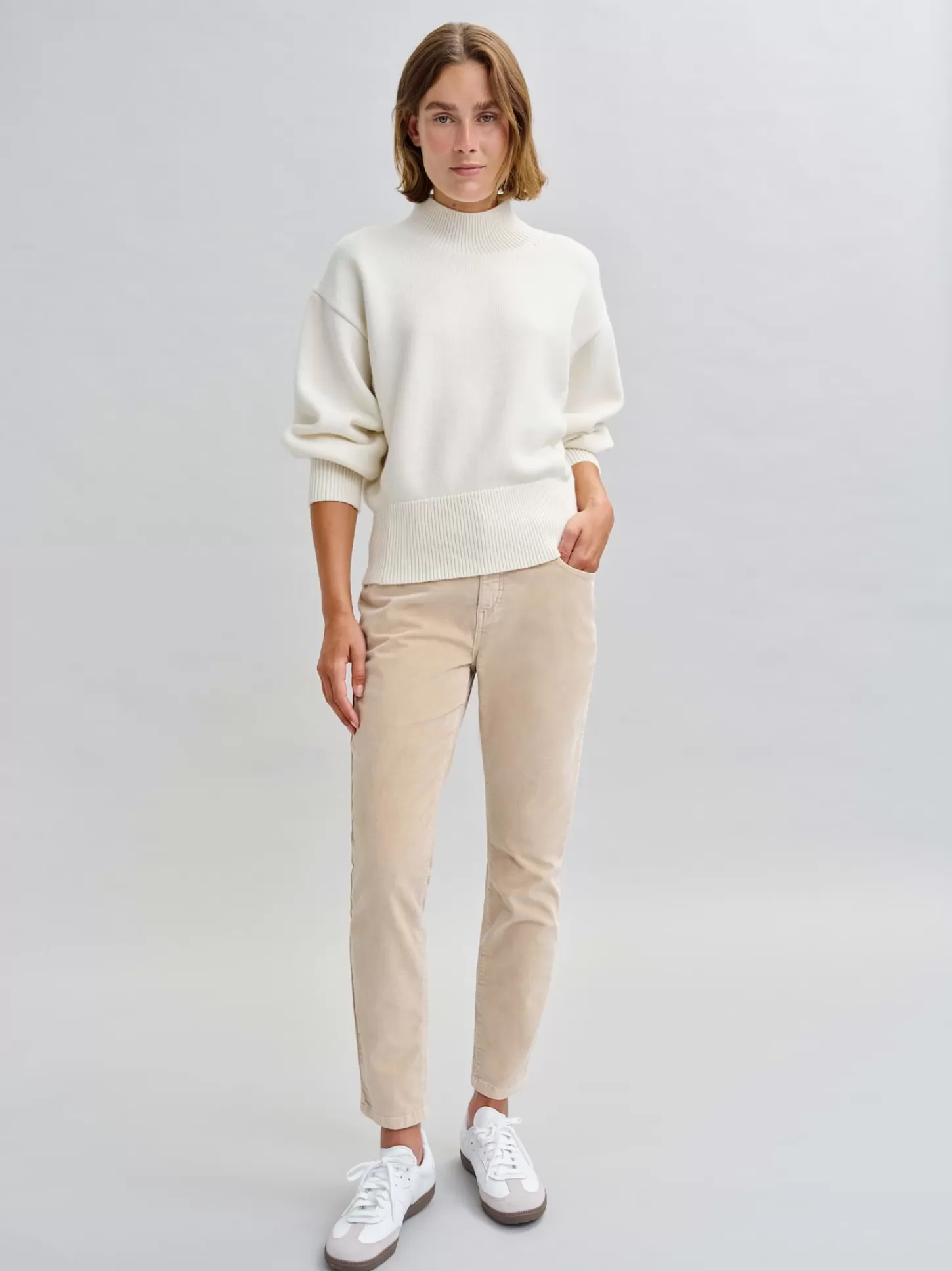 DAMES OPUS Slim Jeans Evita Glazed Beige Online Bestellen