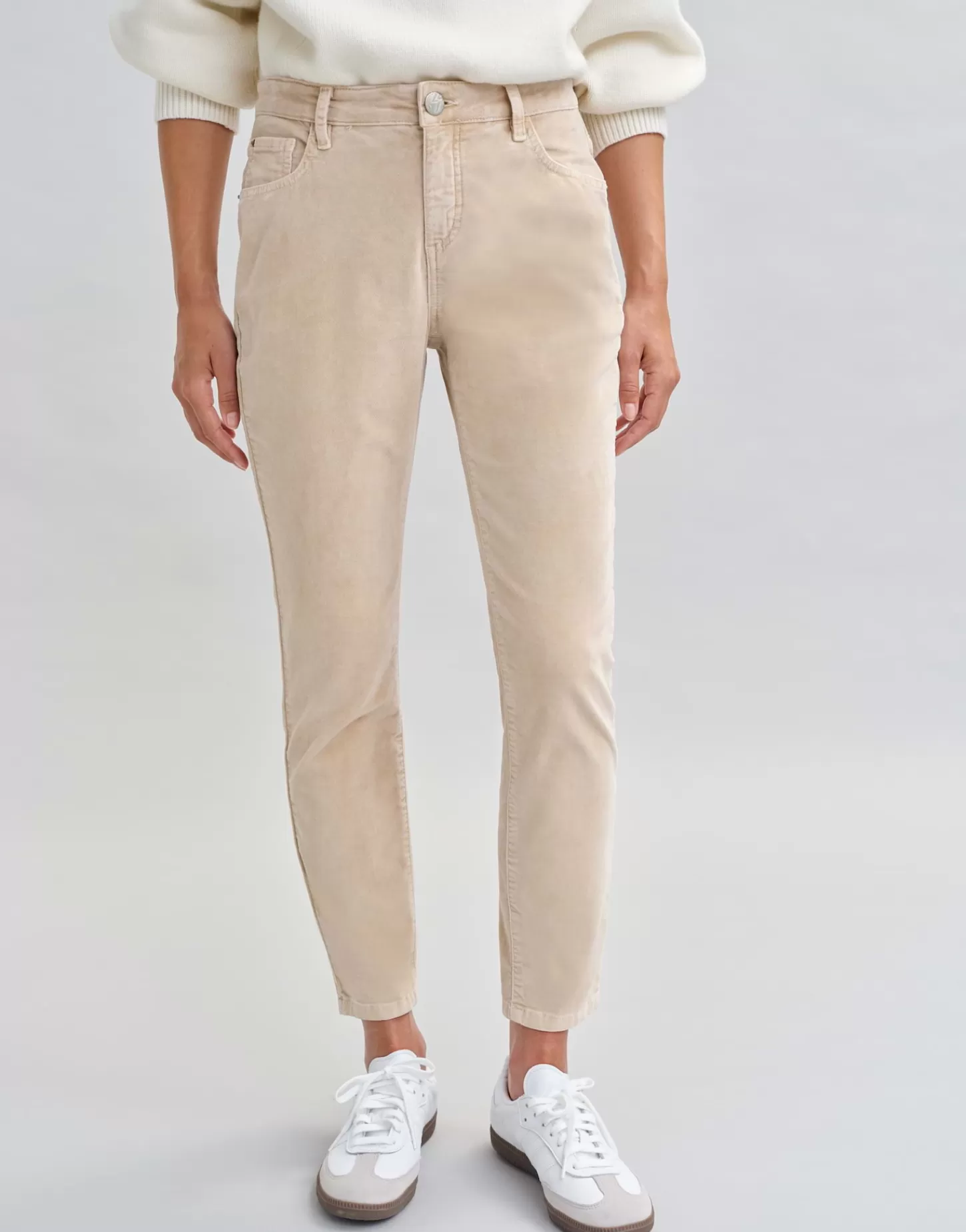 DAMES OPUS Slim Jeans Evita Glazed Beige Online Bestellen