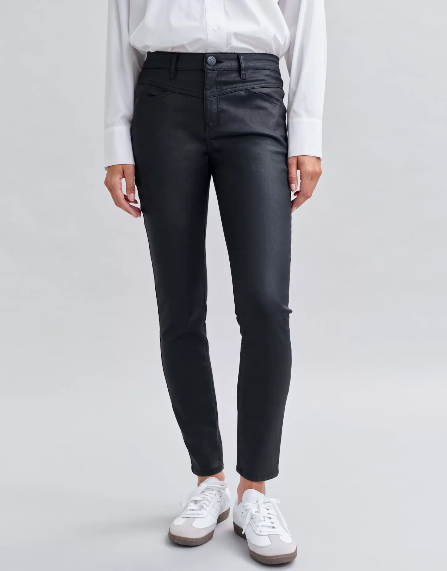 DAMES OPUS Slim Jeans Evita Remix Zwart Online Bestellen