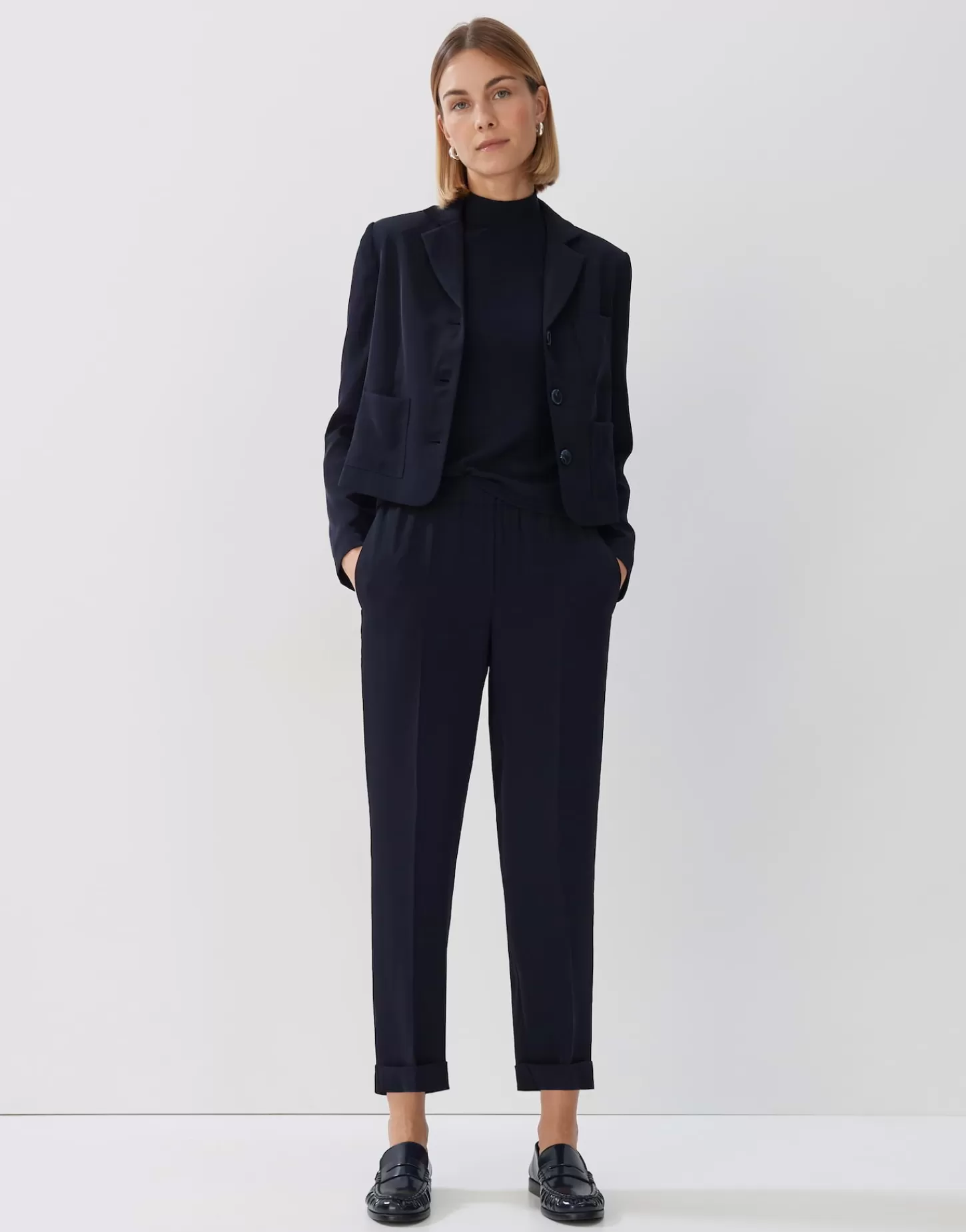 DAMES OPUS Slip-on Broek Carlah Blauw Online Bestellen