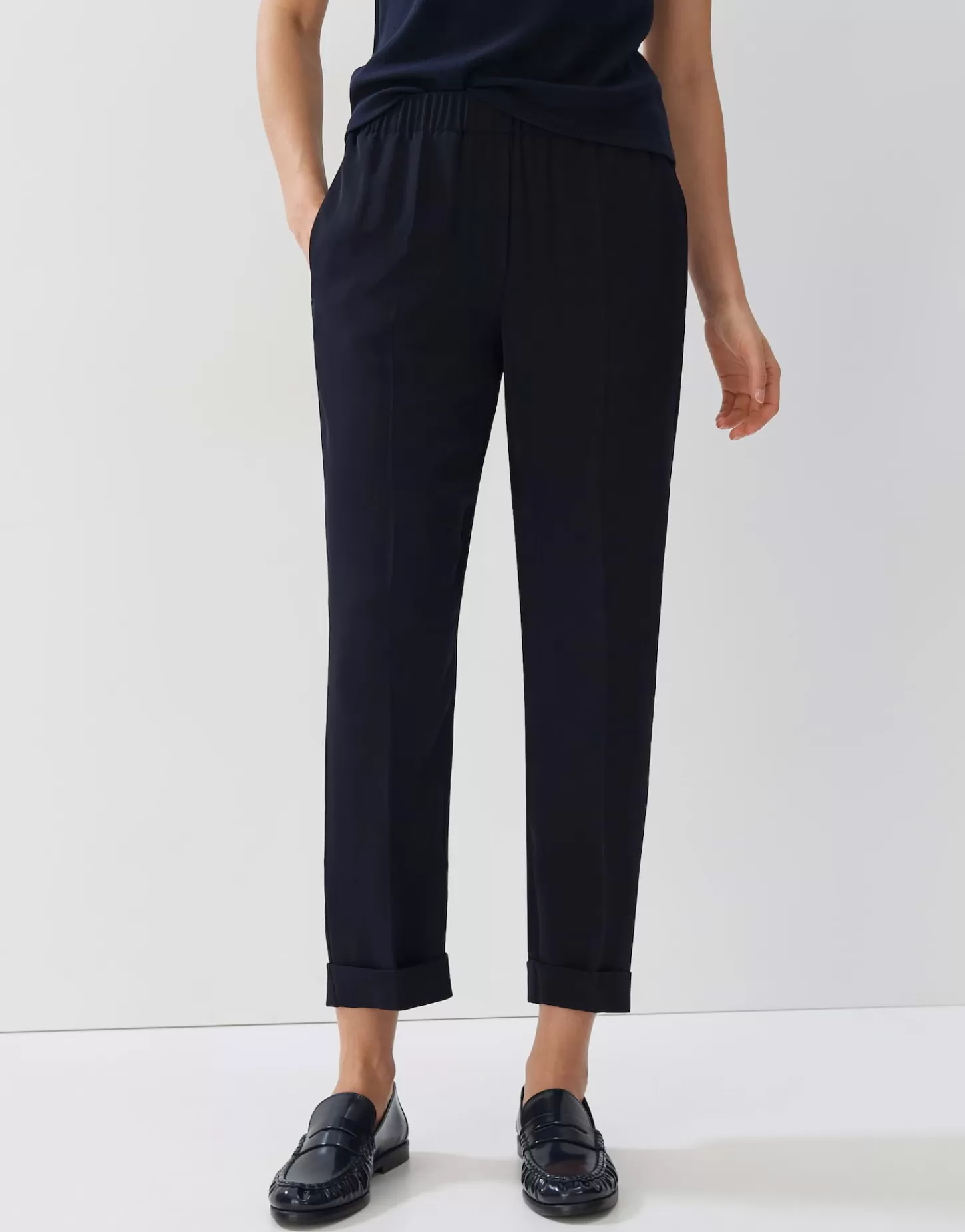 DAMES OPUS Slip-on Broek Carlah Blauw Online Bestellen