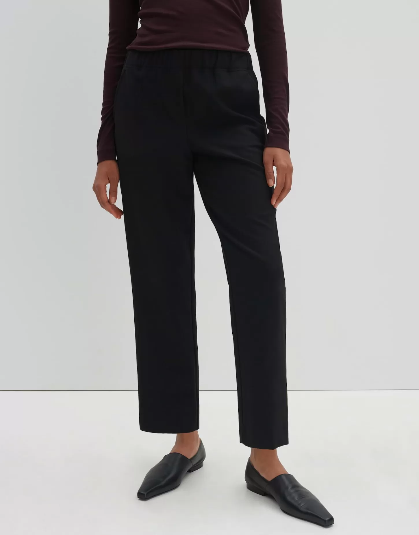 DAMES OPUS Slip-on Broek Celien Zwart Online Bestellen