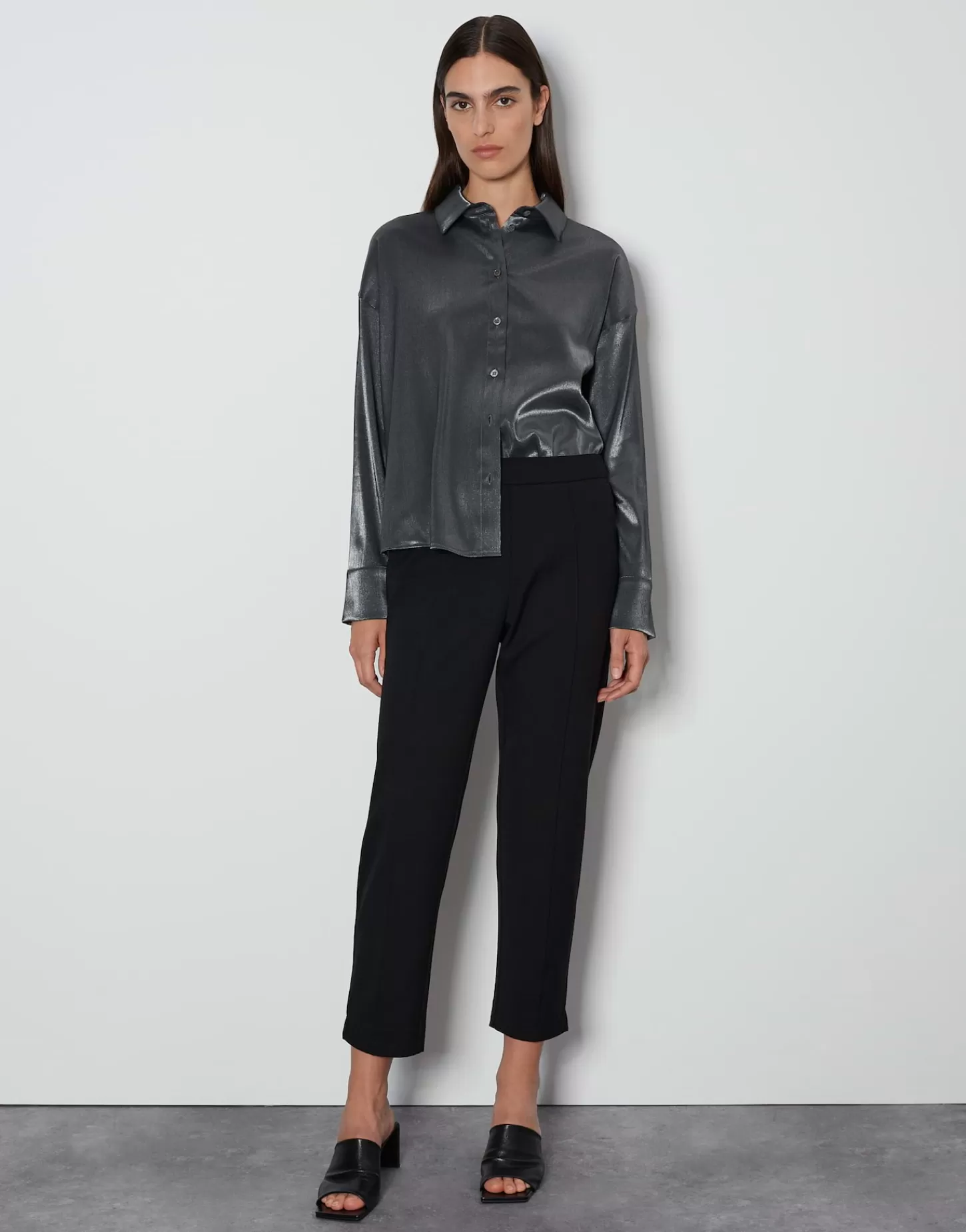 DAMES OPUS Slip-on Broek Charlie Pure Zwart Online Bestellen
