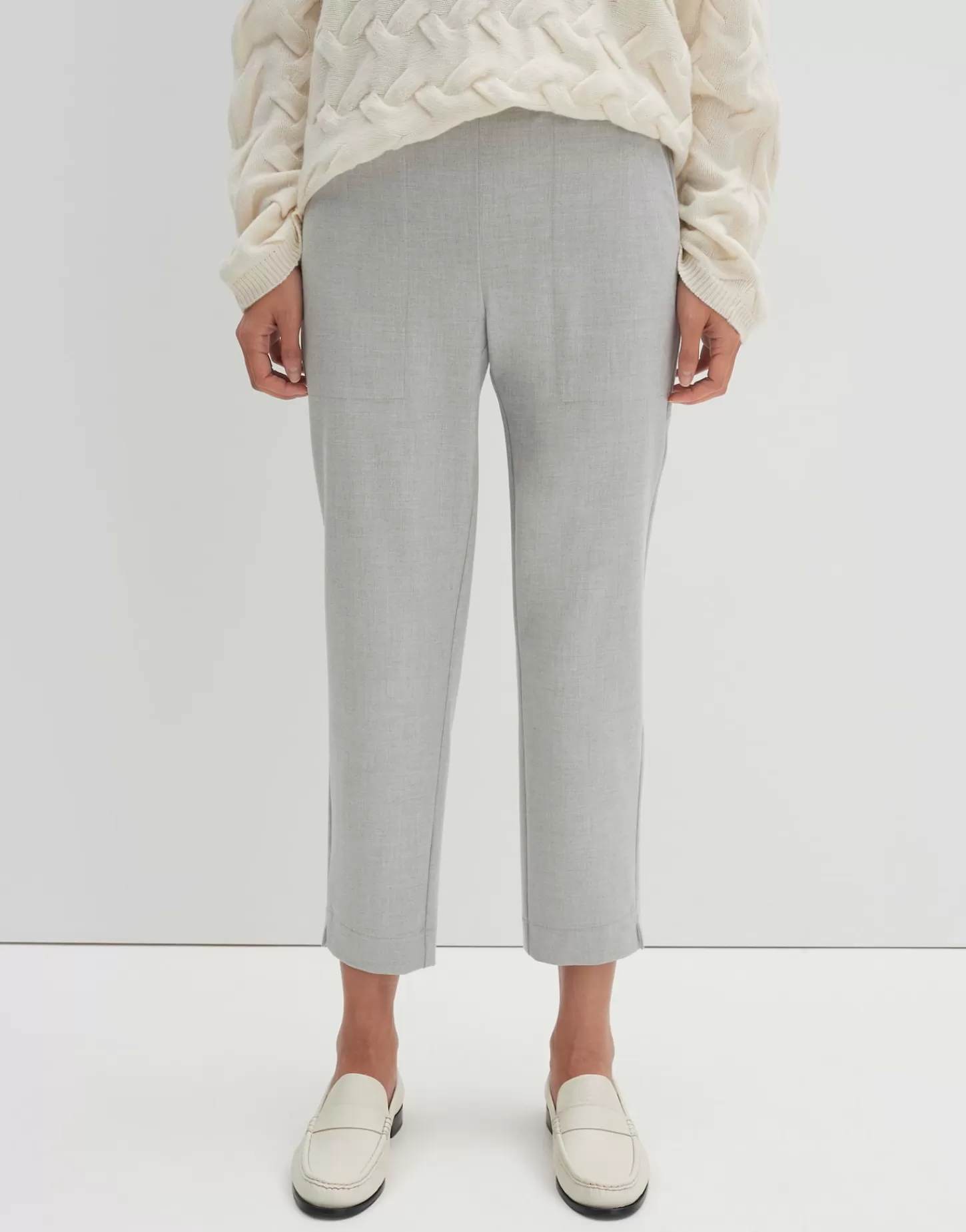 DAMES OPUS Slip-on Broek Charlie Utility Grijs Online Bestellen
