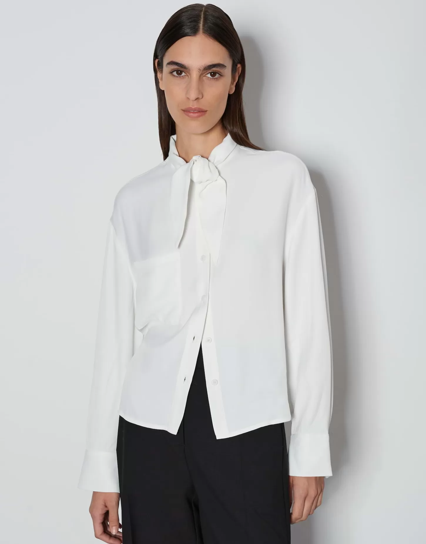 DAMES OPUS Strikblouse Zeldora Wit Online Bestellen