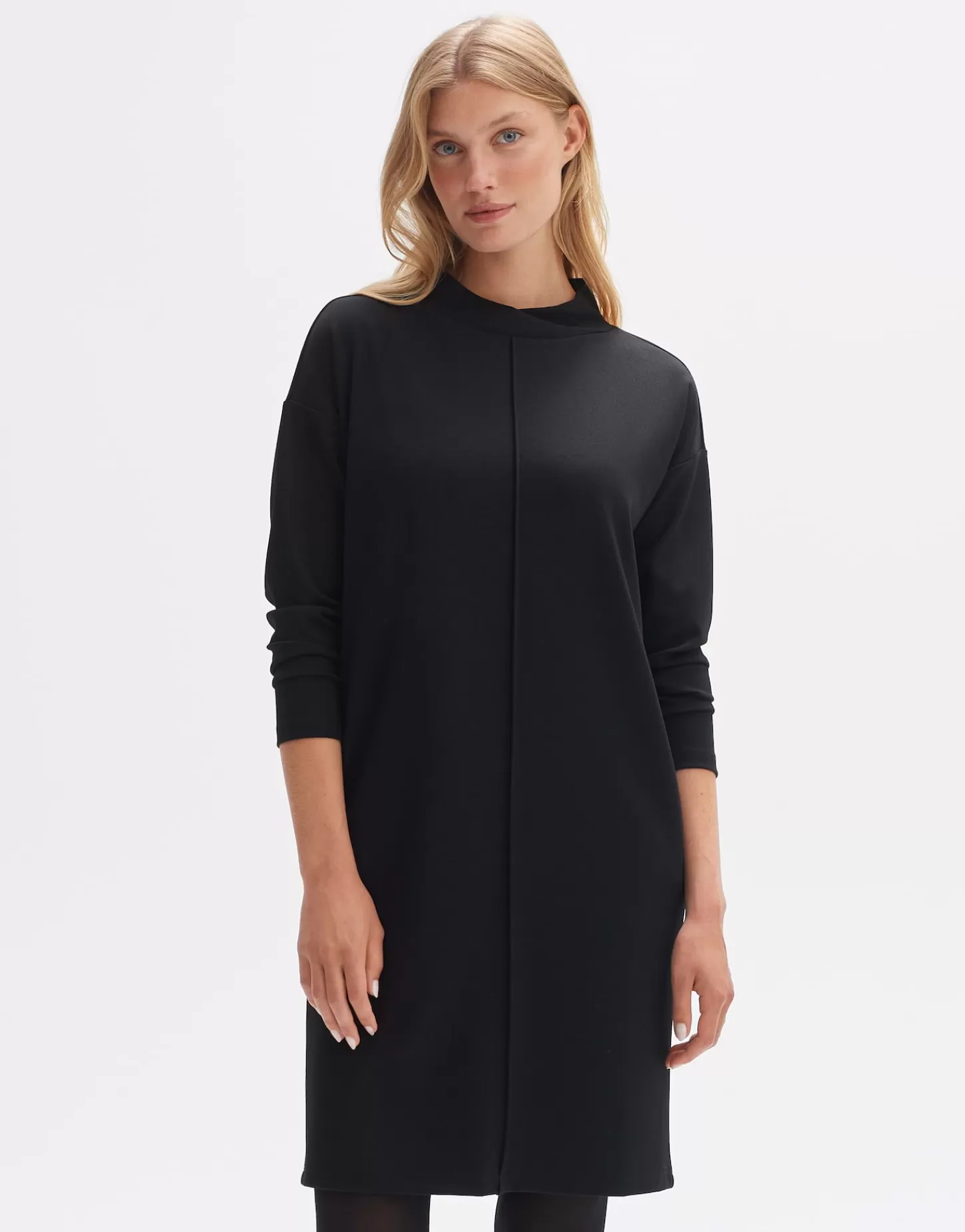 DAMES OPUS Sweatjurk Wabyni Zwart Online Bestellen