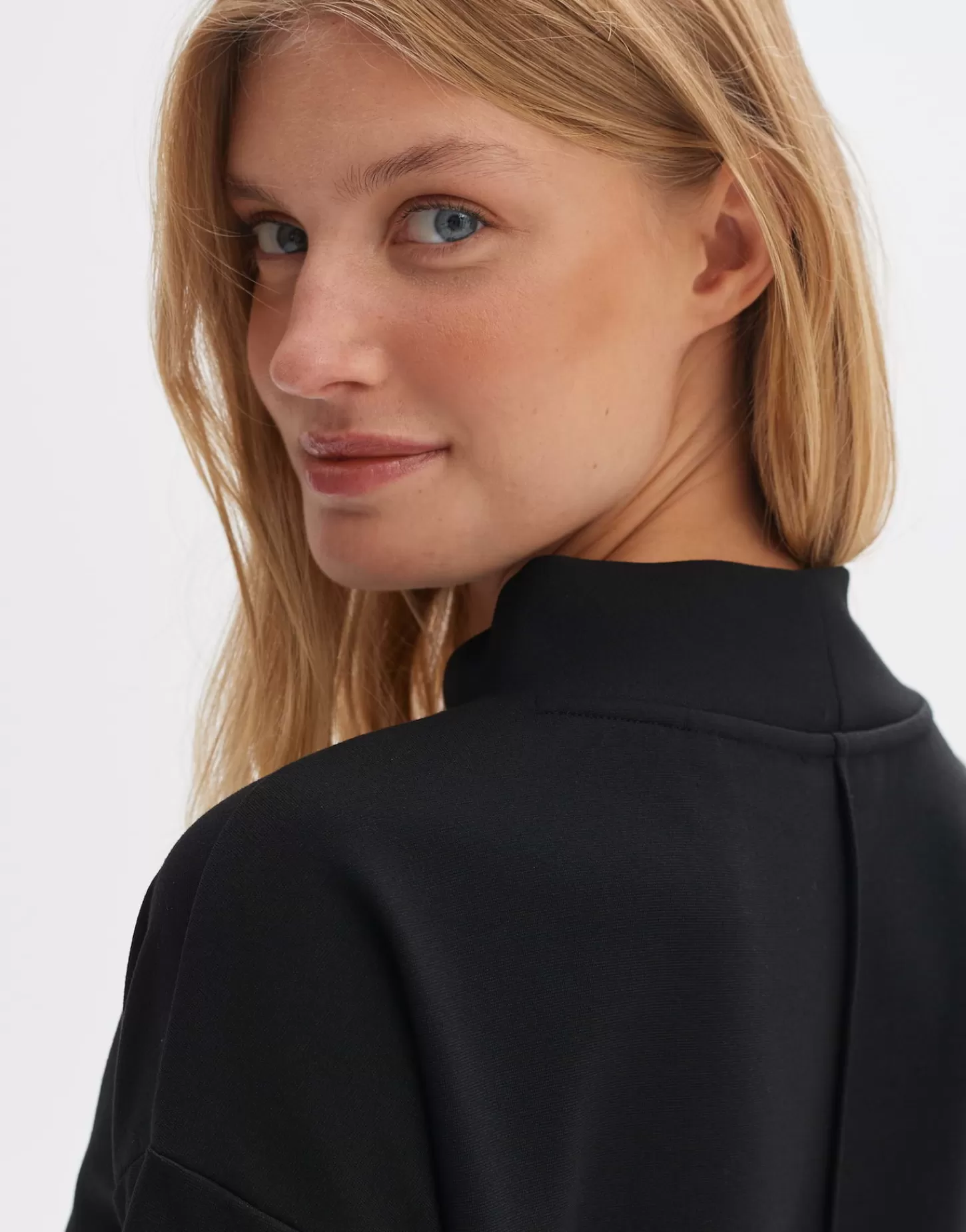 DAMES OPUS Sweatjurk Wabyni Zwart Online Bestellen