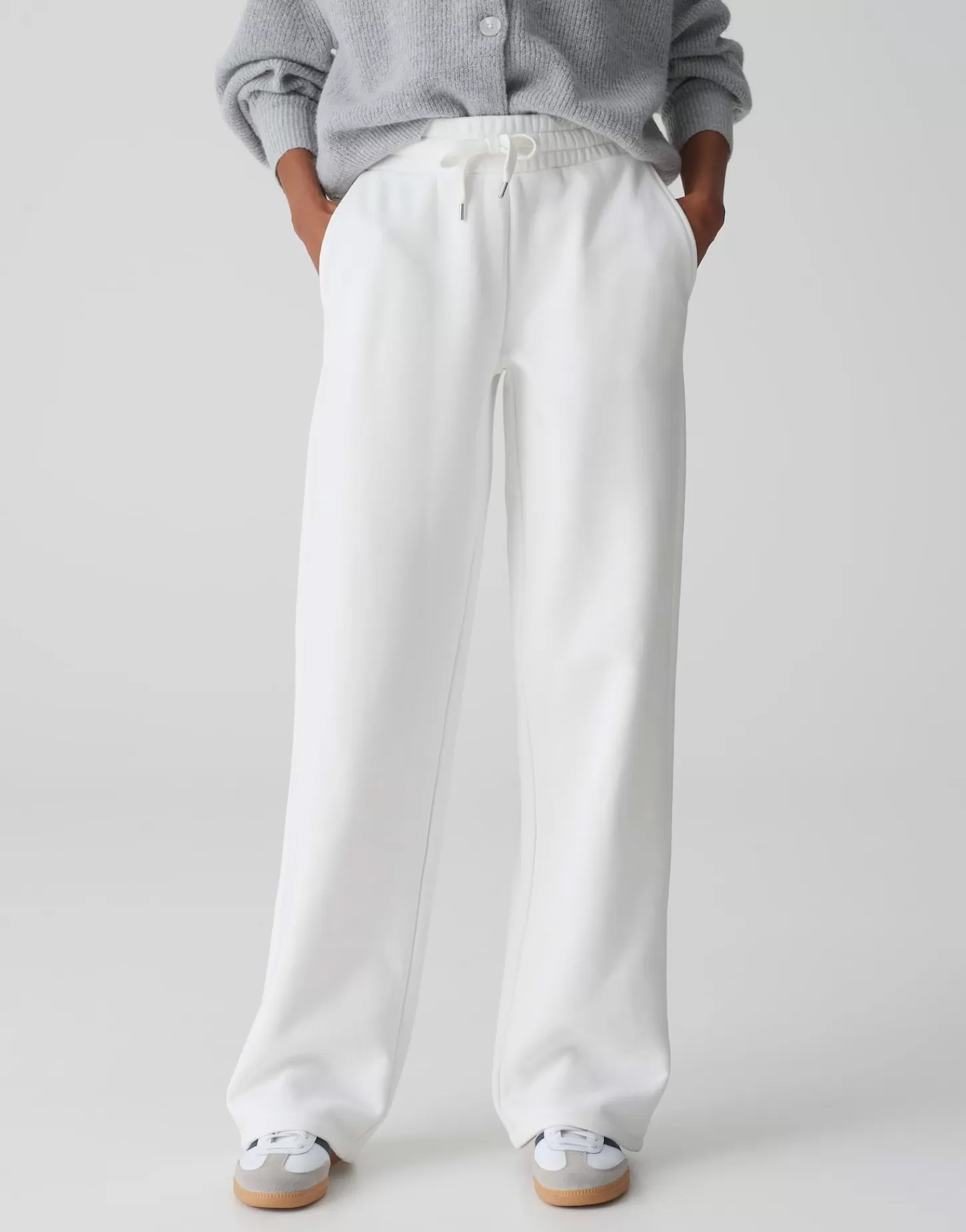 DAMES OPUS Sweatpants Mayah Wit Online Bestellen
