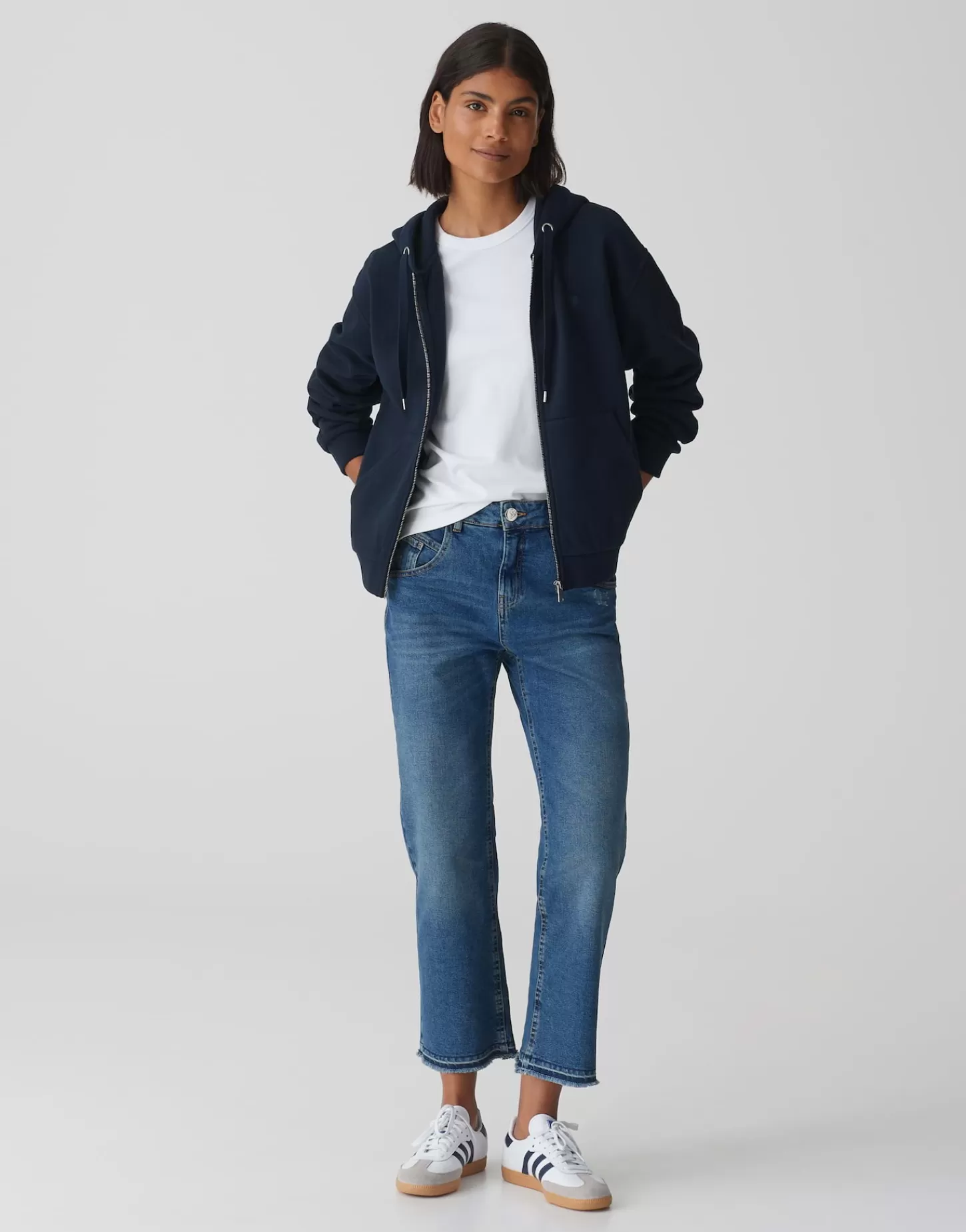 DAMES OPUS Sweatvest Gojami Blauw Online Bestellen