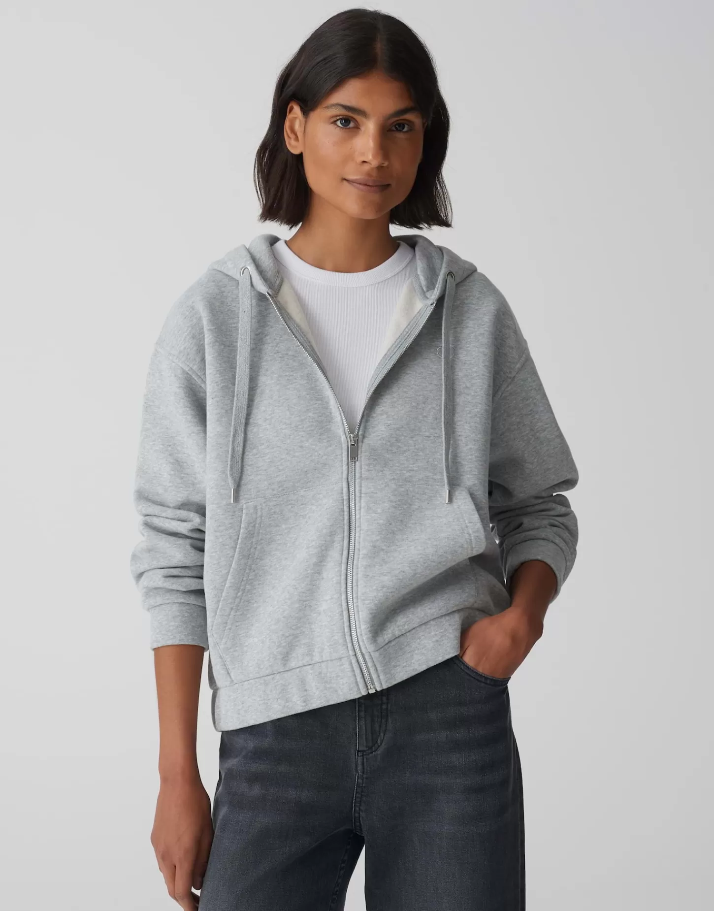 DAMES OPUS Sweatvest Gojami Grijs Online Bestellen