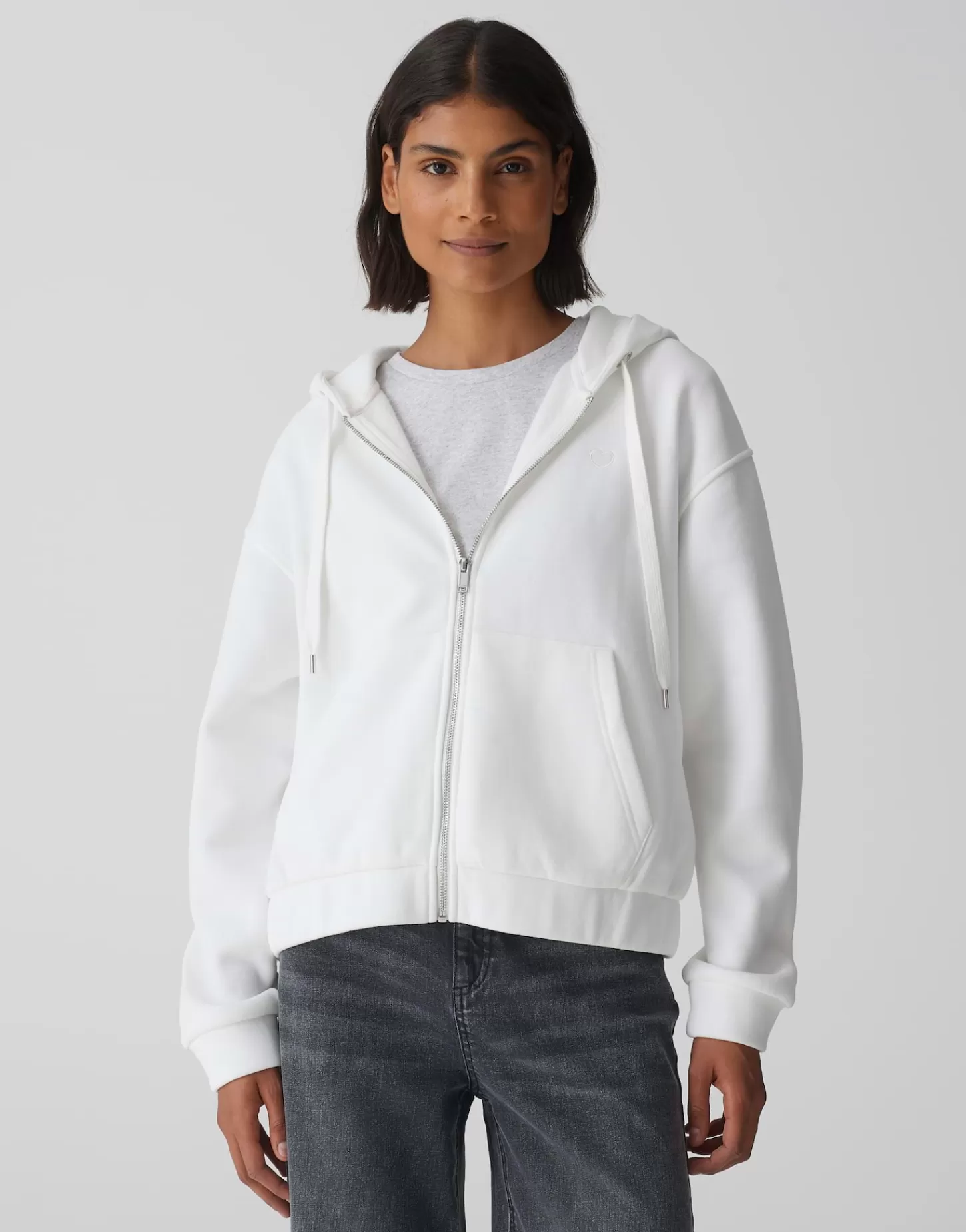 DAMES OPUS Sweatvest Gojami Wit Online Bestellen