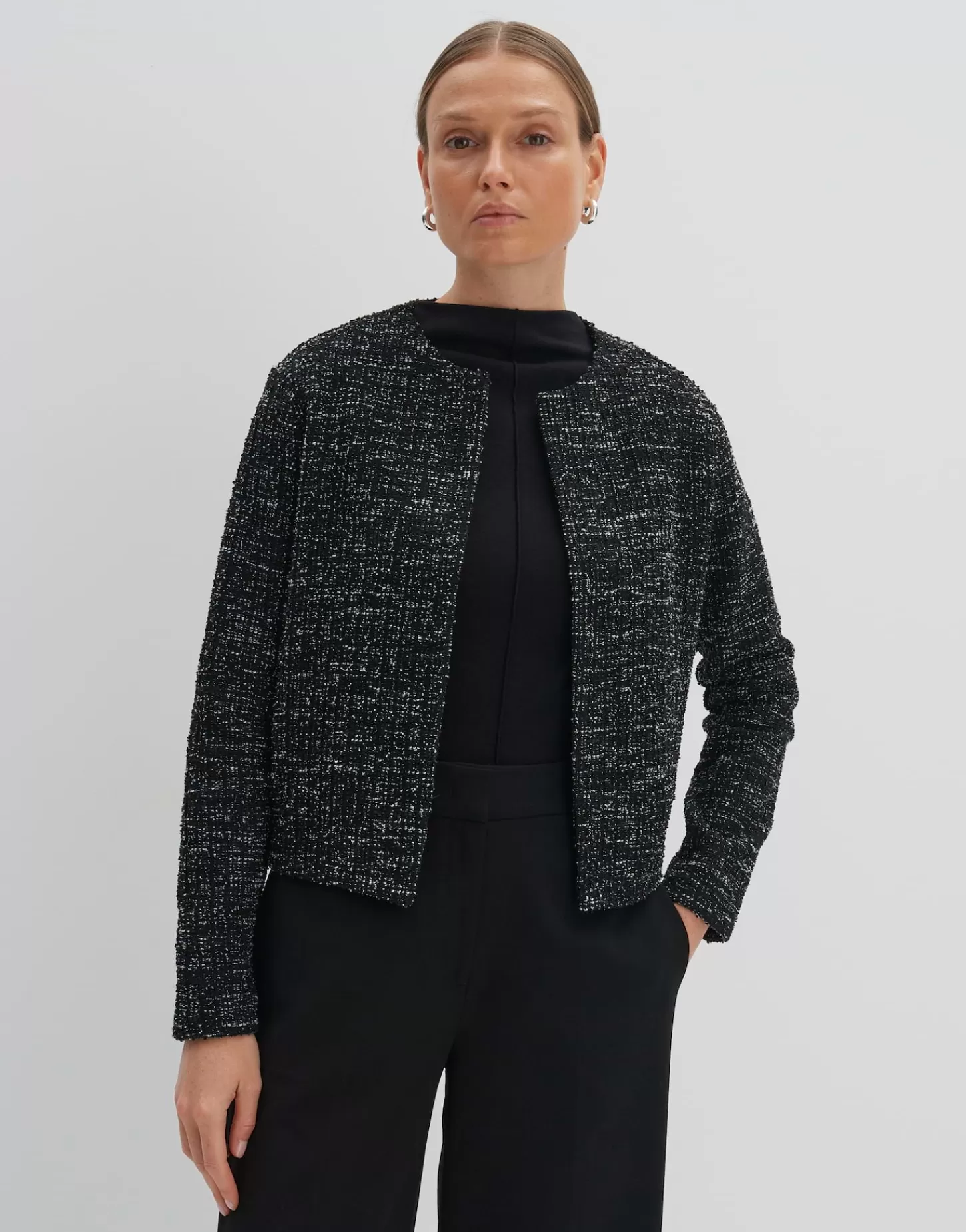 DAMES OPUS Sweatvest Ulaya Zwart Online Bestellen