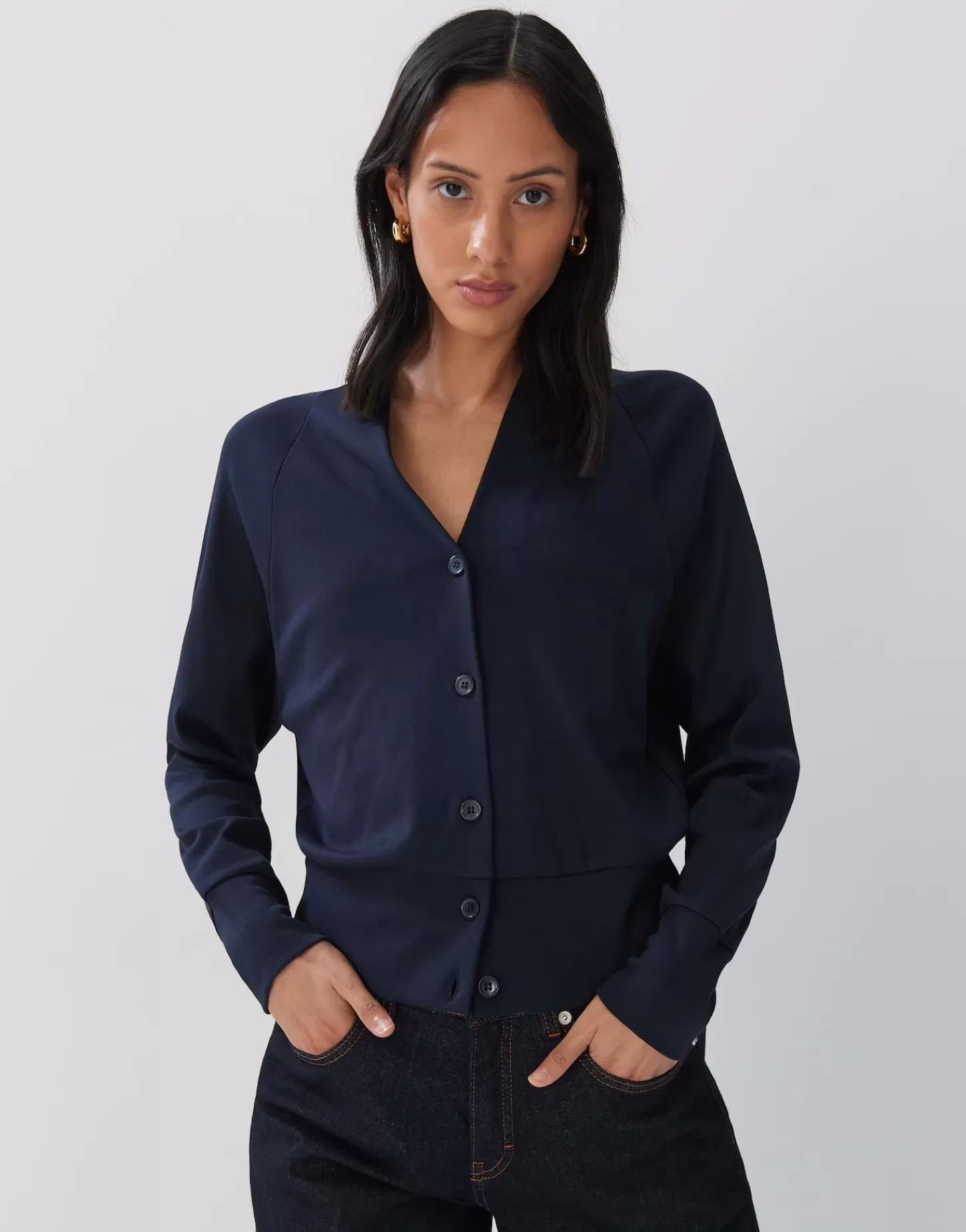 DAMES OPUS Sweatvest Uyakumi Blauw Online Bestellen