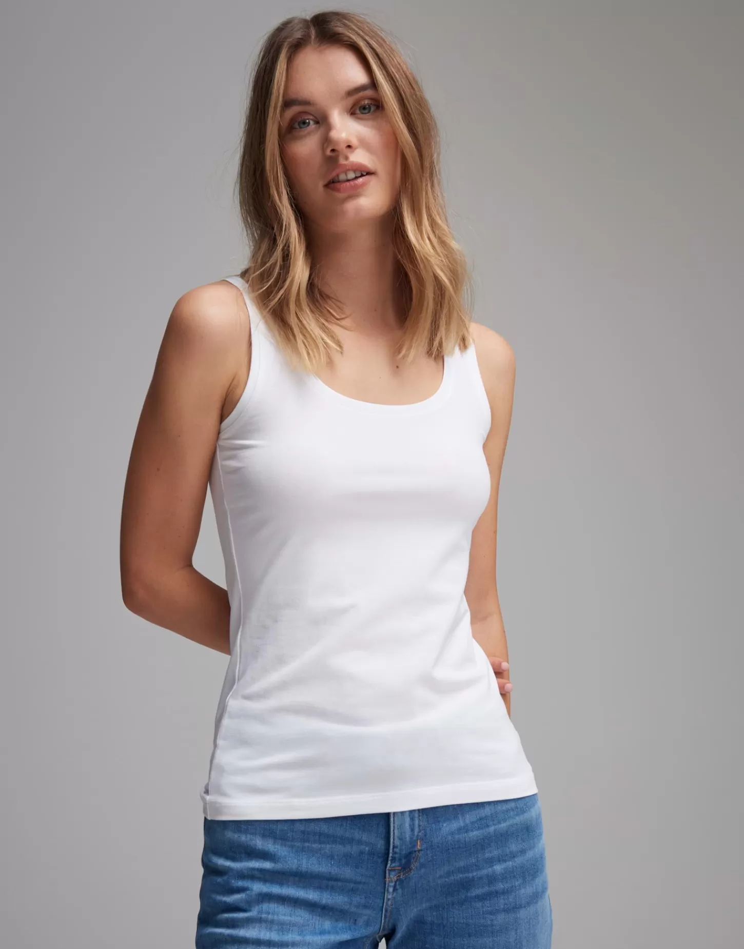 DAMES OPUS Topje Imilia Wit Online Bestellen