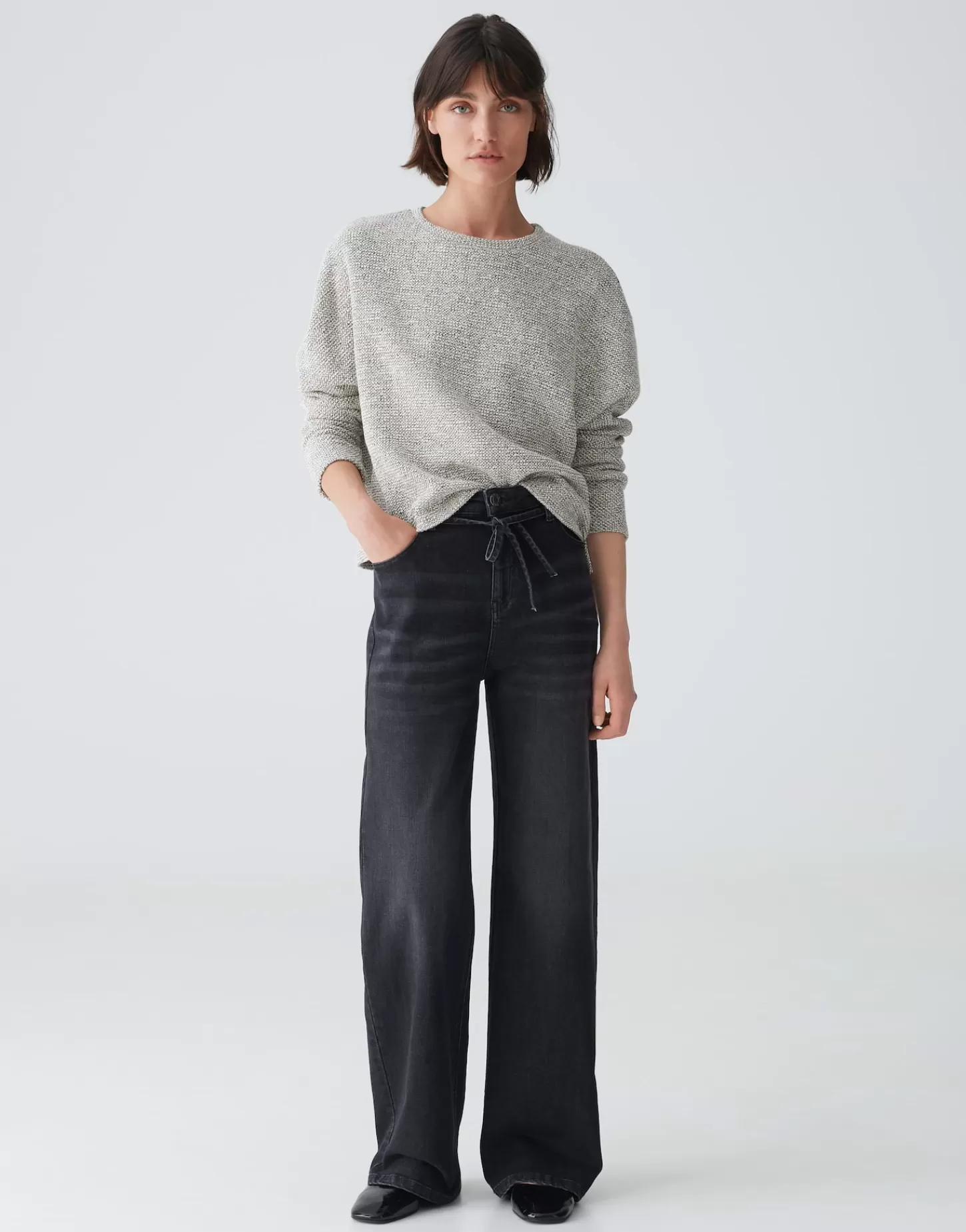 DAMES OPUS Trui Galty Grijs Online Bestellen
