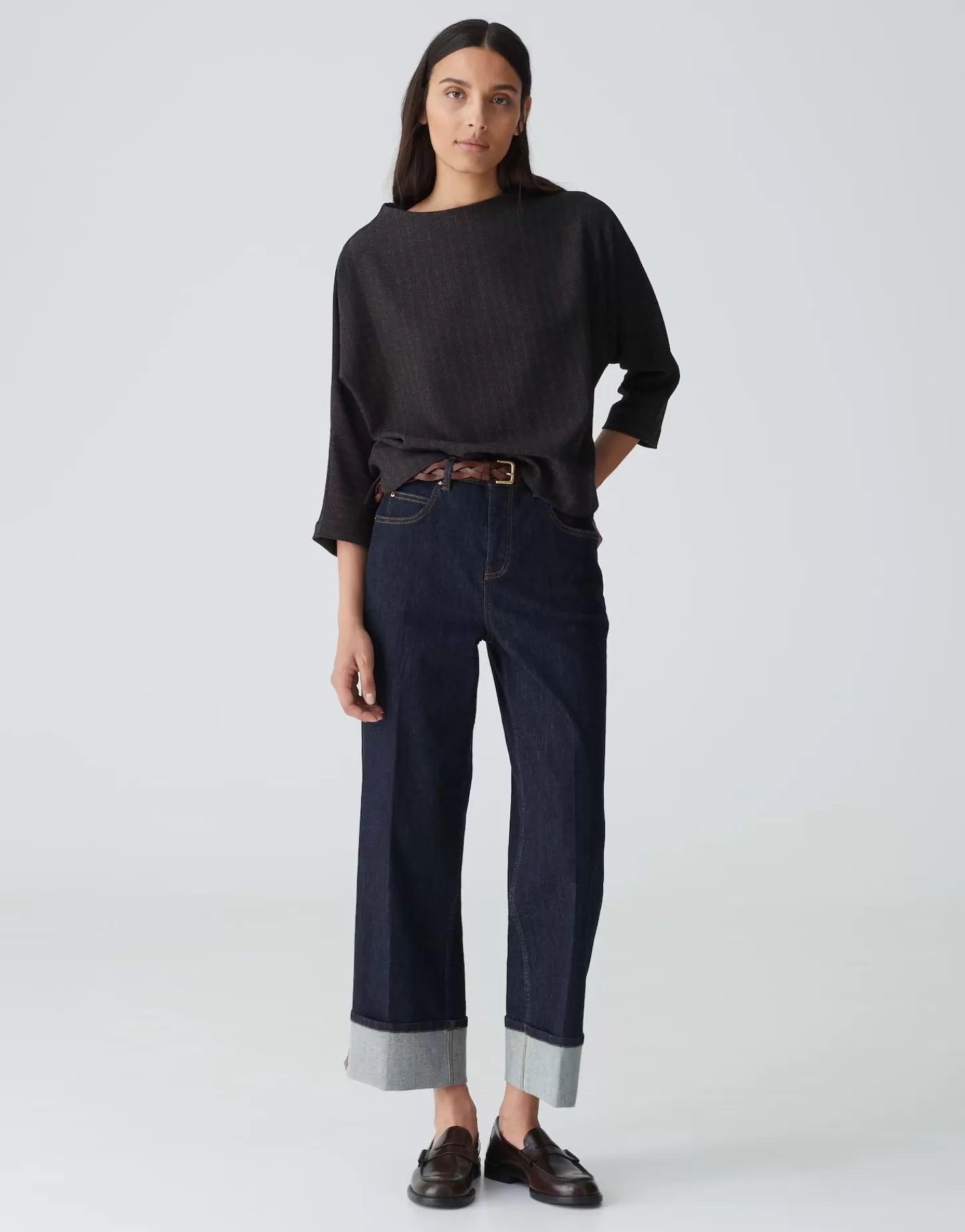 DAMES OPUS Trui Gisha Bruin Online Bestellen