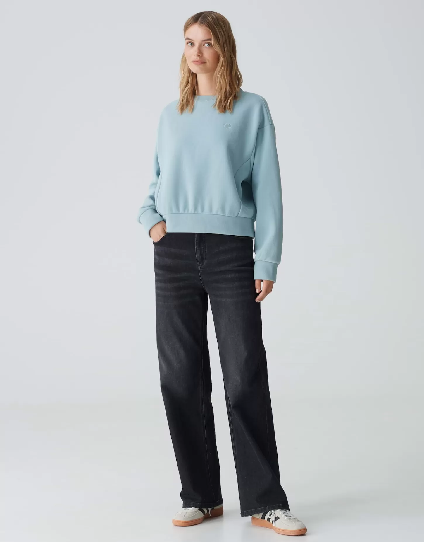 DAMES OPUS Trui Godira Blauw Online Bestellen