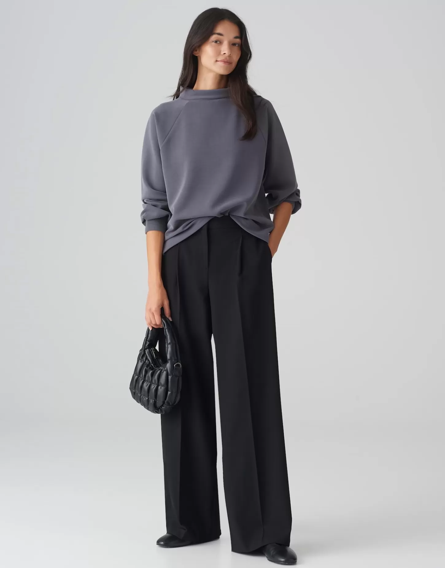 DAMES OPUS Trui Gudie Grijs Online Bestellen