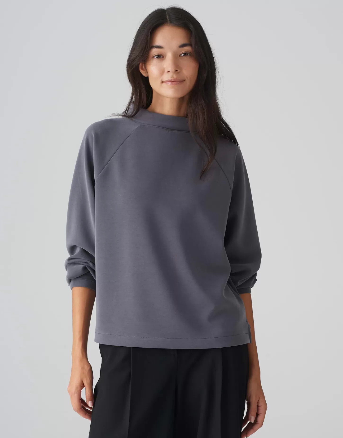 DAMES OPUS Trui Gudie Grijs Online Bestellen