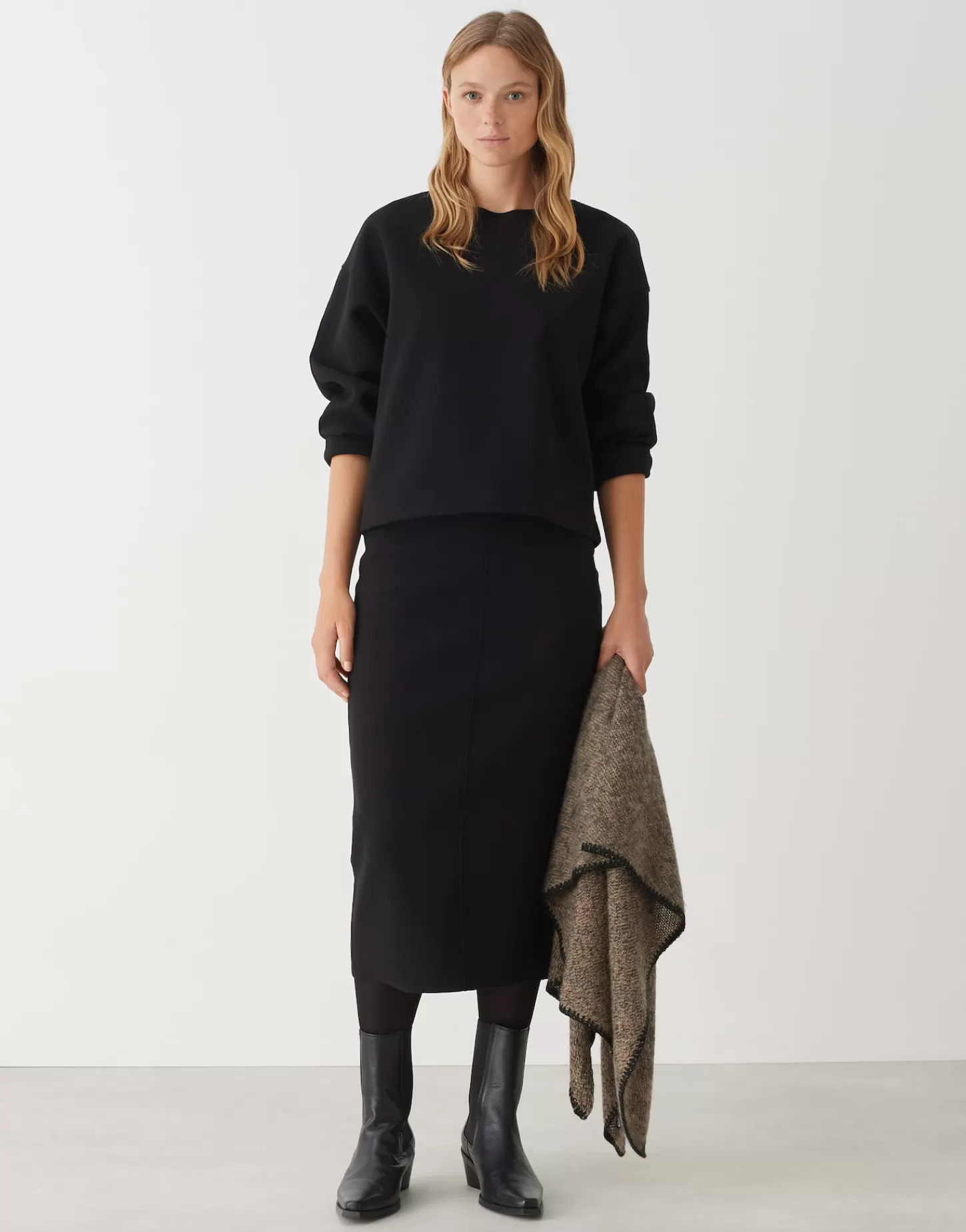 DAMES OPUS Trui Gudila Zwart Online Bestellen