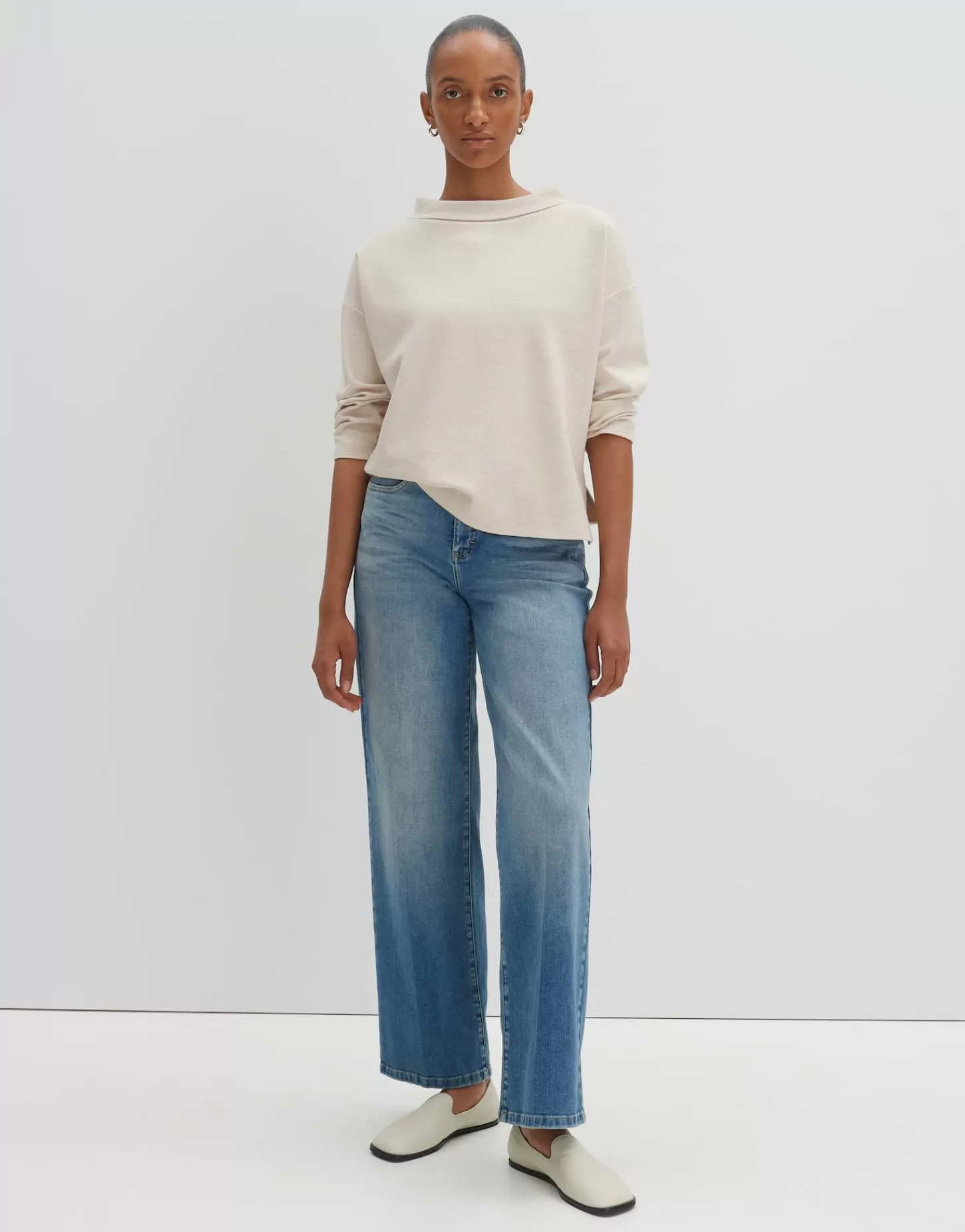 DAMES OPUS Trui Uluna Beige Online Bestellen