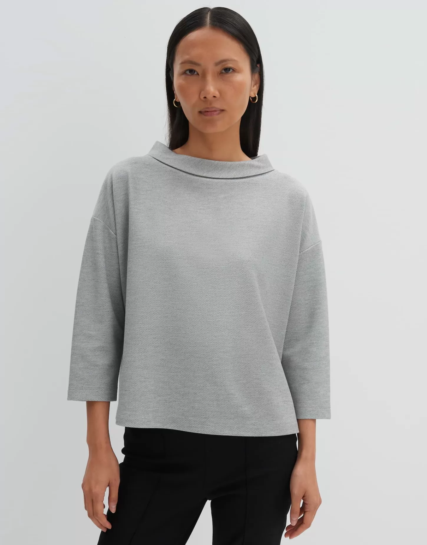 DAMES OPUS Trui Uluna Grijs Online Bestellen