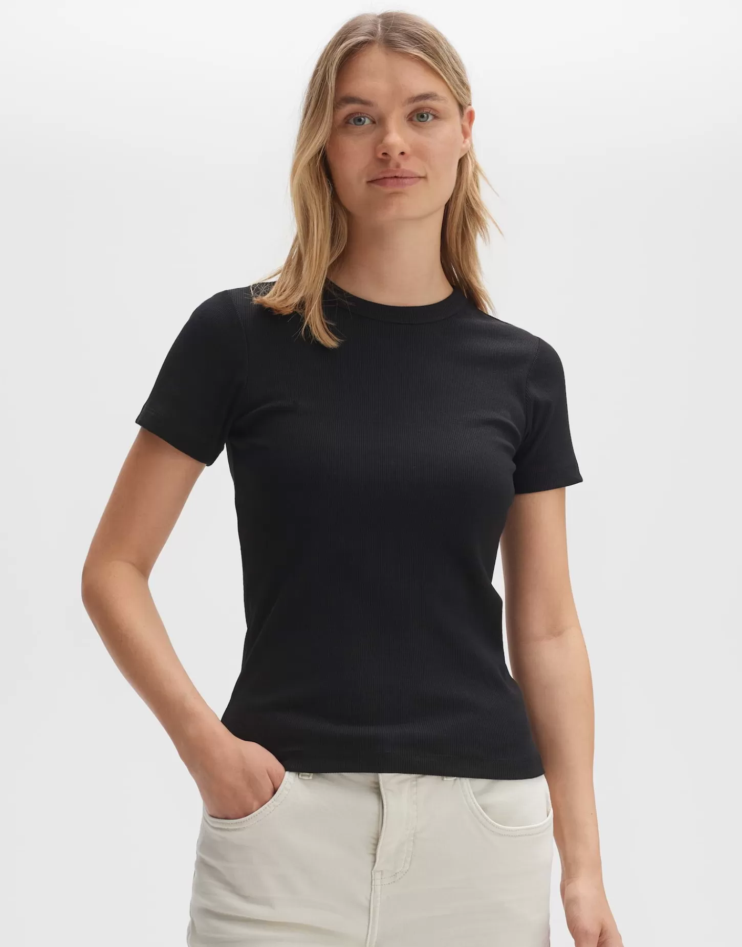 DAMES OPUS T-shirt Samuna Zwart Online Bestellen