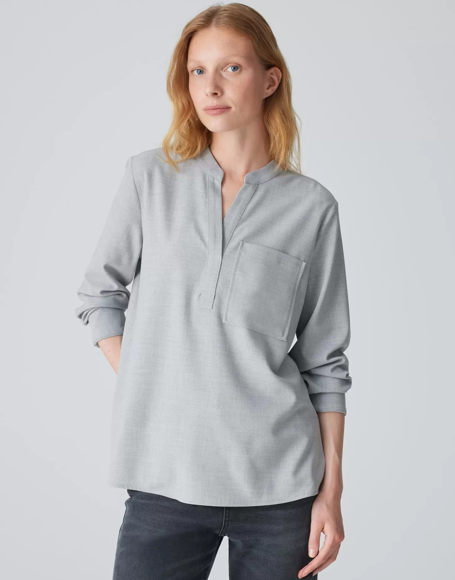 DAMES OPUS Tuniekblouse Fanell Grijs Online Bestellen