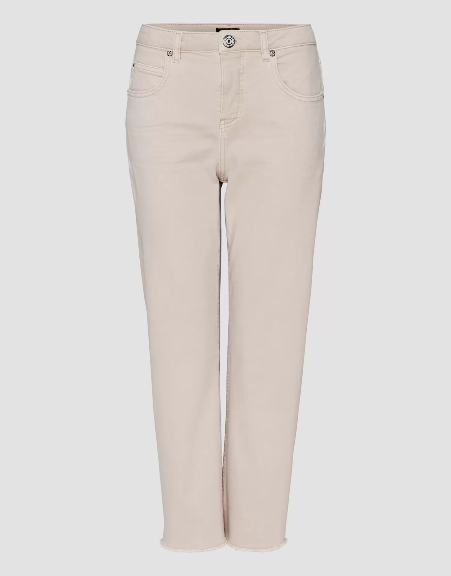 DAMES OPUS Wide Cropped Jeans Momito Color Beige Online Bestellen