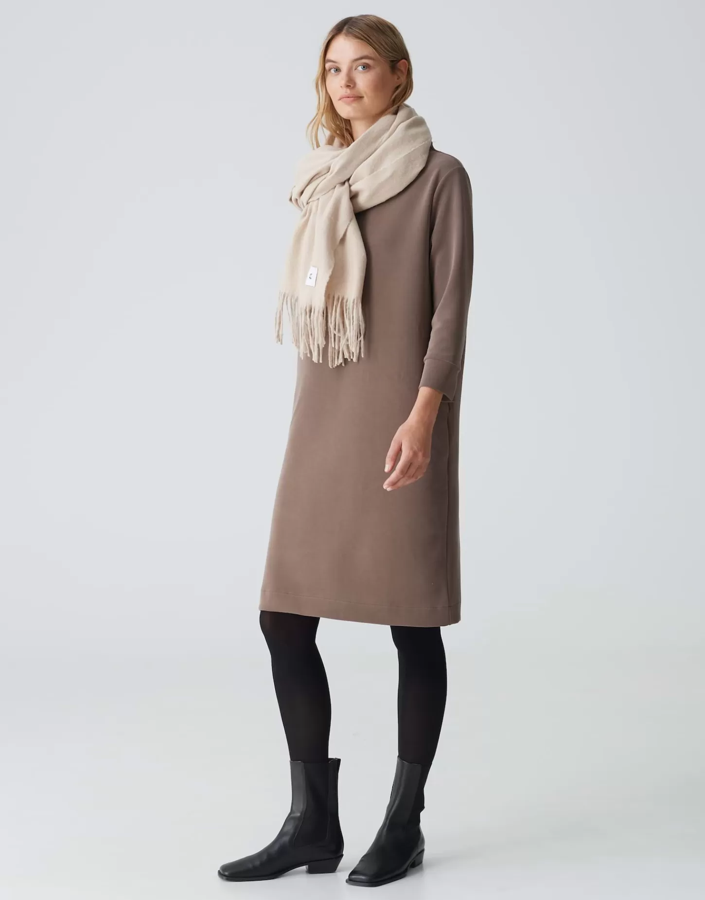 DAMES OPUS Zweetjurk Willna Bruin Online Bestellen